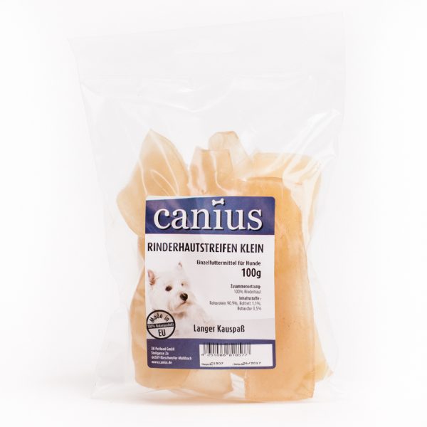 Canius EU Rinderhautstreifen klein 100g