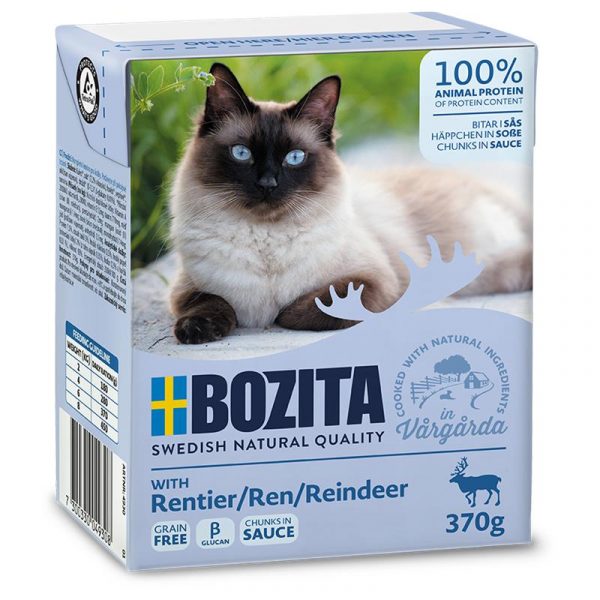 Bozita Cat Häpp.Soße Rentier 370gT