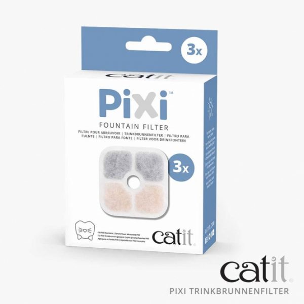 Catit PIXI Trinkbrunnenfilter - 3er Pack