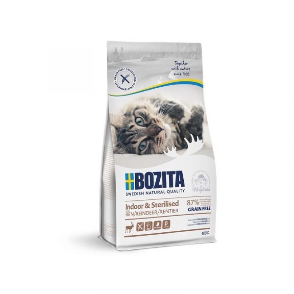 Bozita Cat Ind+St GrFr Reind 400g