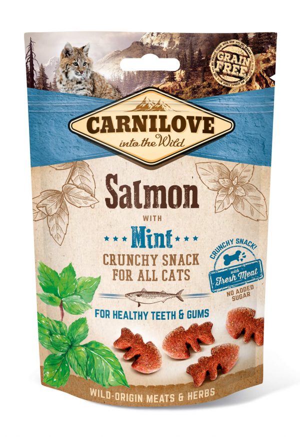 Carnilove Cat Crunchy Salm+Mint 50g