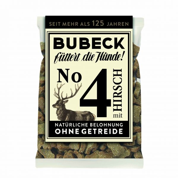 Bubeck Snack No4 Hirsch o.Getr210g