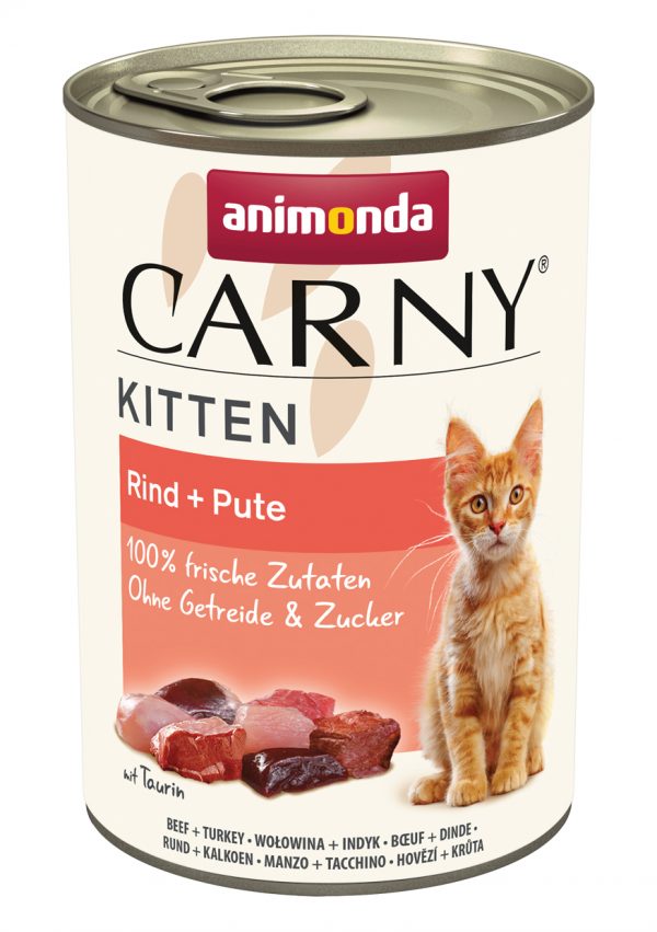 Carny Kitten Rind+Pute 400gD