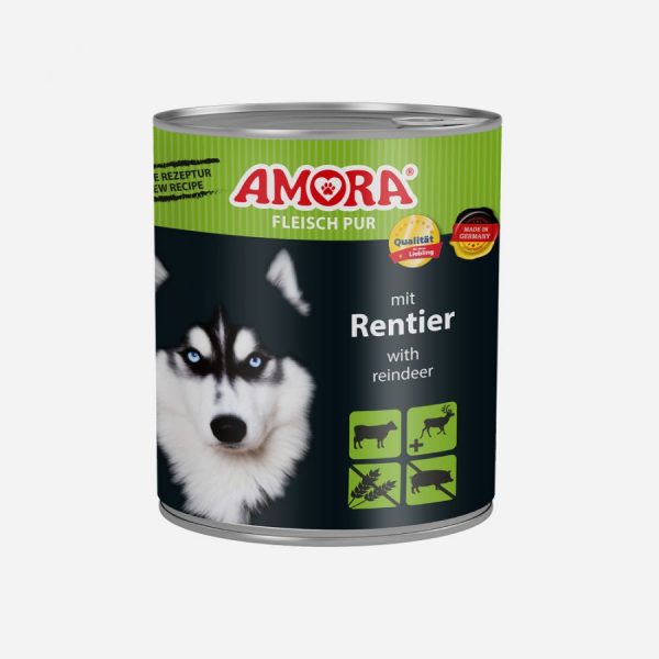 AMORA Dog Pur Rentier 800gD