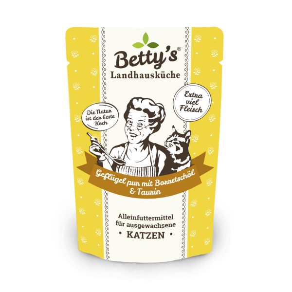 Betty's Katze Geflügel PUR Borretschöl 100gP