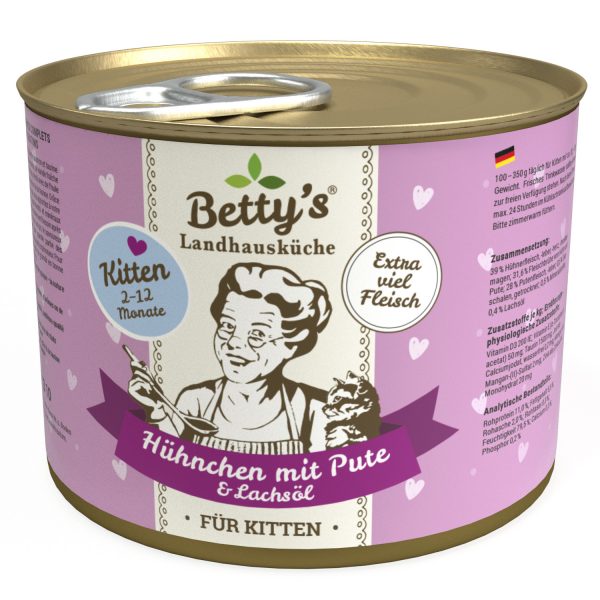 Betty's Kitten Hühnchen & Pute 200gD