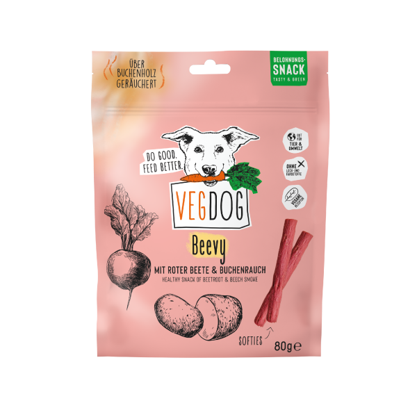 VegDog Beevys 80g