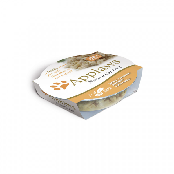 Applaws  Cat Schale Saftiges Huhn & Ente 60g