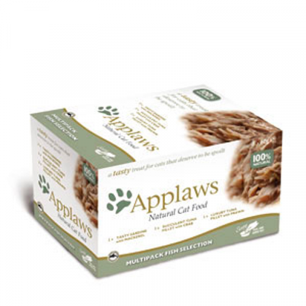 Applaws  Cat Schale MP Fisch Selection 8x60g