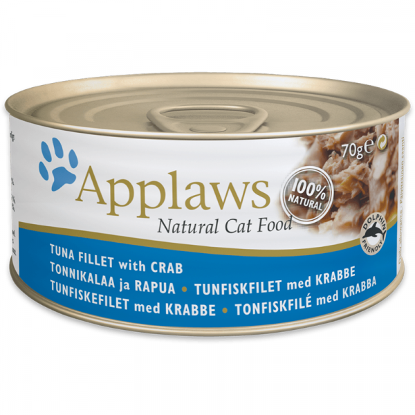 Applaws  Cat Thunfischfilet & Krabbe 70gD