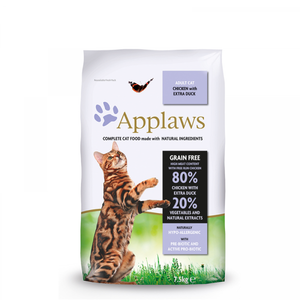 Applaws  Cat Trockenfutter Huhn & Ente 7,5kg