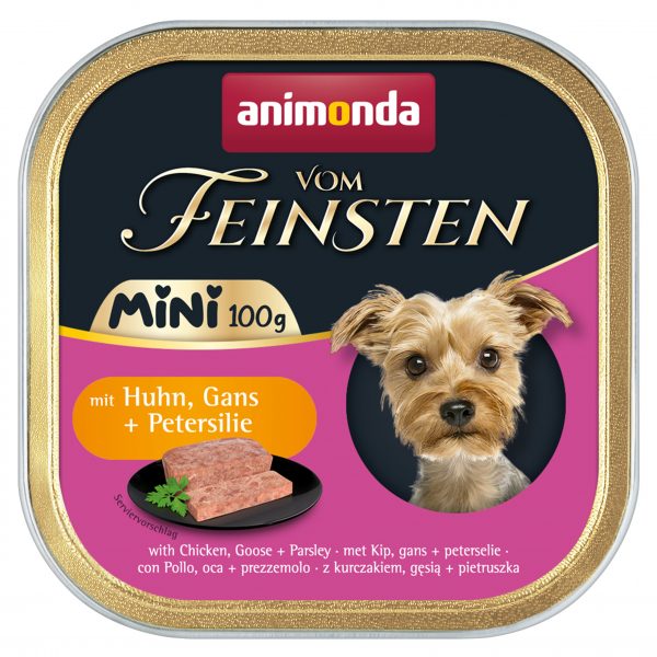 Vom Feinsten Dog Mini Adult Huhn,Gans+Peters.100g