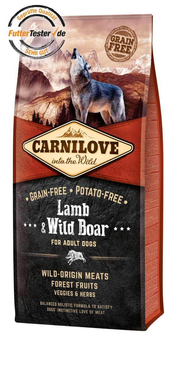 Carnilove Lamb+Wild Boar 12kg