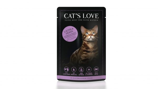 CATSLOVE Fisch+Huhn Pur 85gP