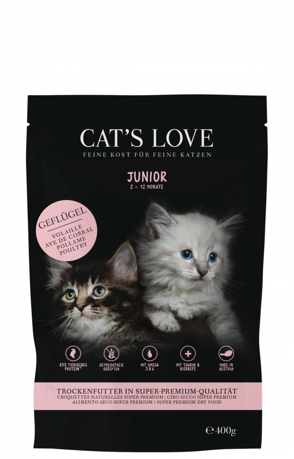 CATSLOVE JUNIOR Geflügel 400g