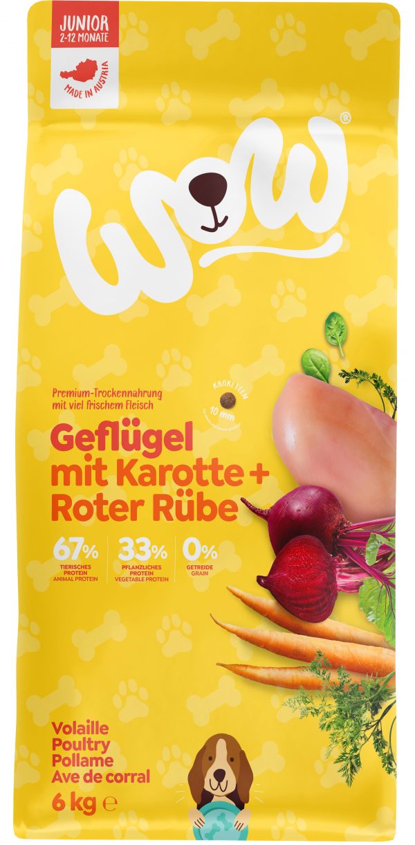 WOW JUNIOR Geflügel 6kg