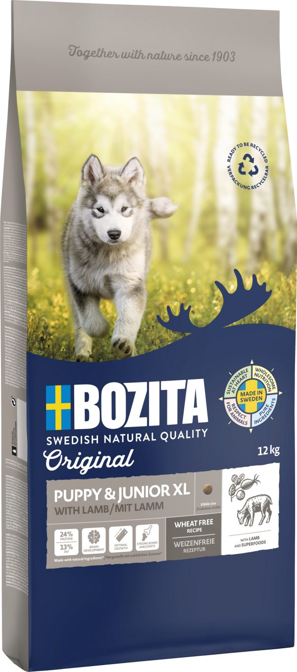 Bozita Dog Original Puppy+ Junior Lamb XL 12kg